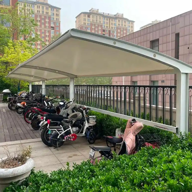 华蓥市膜结构电动车棚